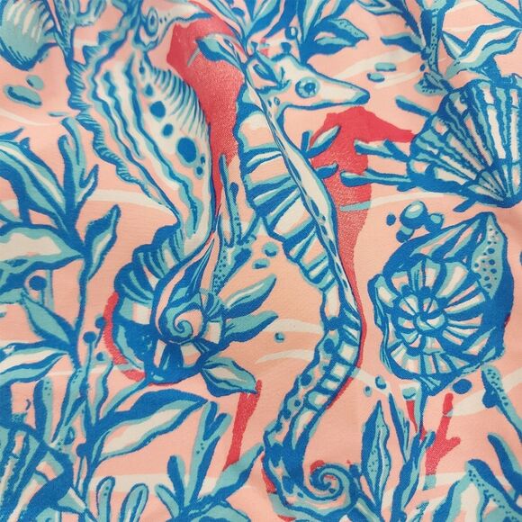 Vineyard Vines Swim Shorts Trunks Mens Small Blue Mesh Sea Horses Print Outdoor - Picture 9 of 12